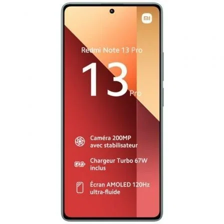 Xiaomi Redmi Note 13 Pro 8GB RAM 256GB 6.67'' AMOLED 200MP Verde
